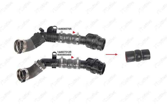NIFEA TURBO HORTUMUPLASTİK BORU HARİÇ2 KAT POLYESTER KULLANILMIŞTIR DACIA DOKKER OEM: 144607512R-6080900400-144608578R - NIFEA 11074 kodlu oto yedek parça