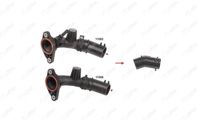 NIFEA EGR BORUSU MERCEDES OM608 W177 W247 C118 W415 . RENAULT MEGANE IV 15> CLIO V 19> EXPRESS 21> DACIA D USTER II 17> K9K 1.5 Blue dCi KUCUK HORTUM OEM: A6081400500-147139148R-147137396R - NIFEA 11082 kodlu oto yedek parça
