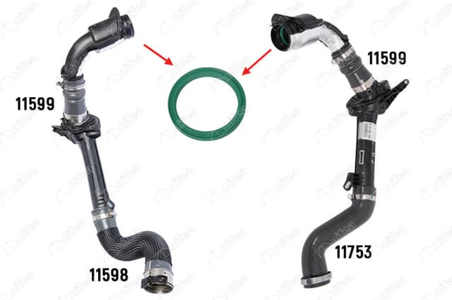 NIFEA TURBO BORUSU CONTASI KANGOO-MEGANE III-FLUENCE 1.5 DCİ K9K OEM: 8200687468 - NIFEA 11484 kodlu oto yedek parça