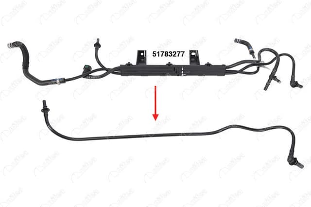 NIFEA YAKIT BORUSU BRAKET HARIC DOBLO 1.3 MULTIJET OEM: 51783277 - NIFEA 14611 kodlu oto yedek parça