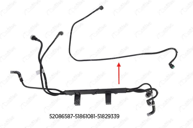 NIFEA YAKIT BORUSU BRAKET HARİÇ EURO 5 DOBLO 1.3 D Multijet 10 > OEM: 51829339-51861081-52086587 - NIFEA 14722 kodlu oto yedek parça