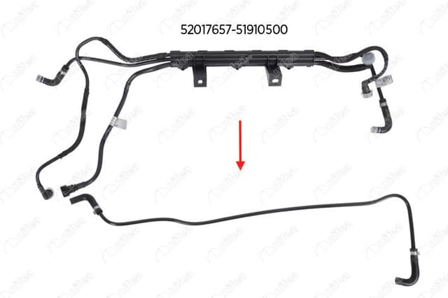 NIFEA YAKIT BORUSU BRAKET HARİÇ EURO 5 DOBLO 1.3 D Multijet 13 > OEM: 51910500-52017657 - NIFEA 14725 kodlu oto yedek parça