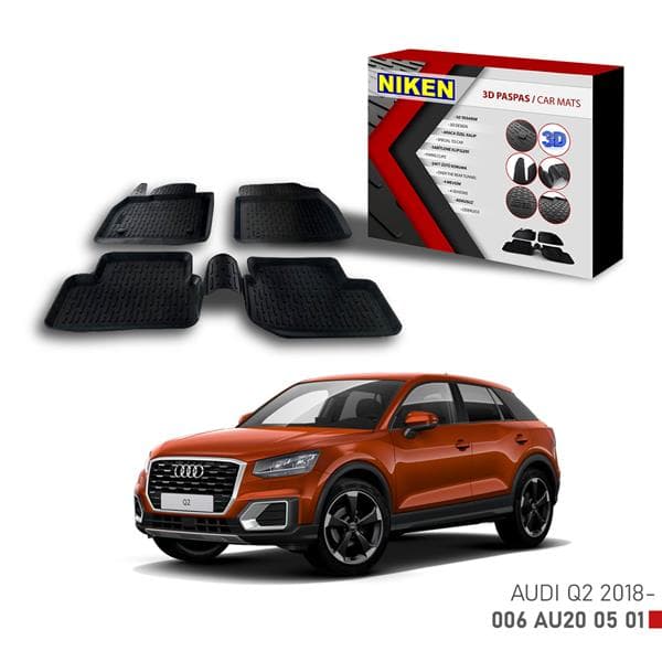 NIKEN 3D PASPAS AUDI Q2 2018-  - NIKEN 006AU200501 kodlu oto yedek parça