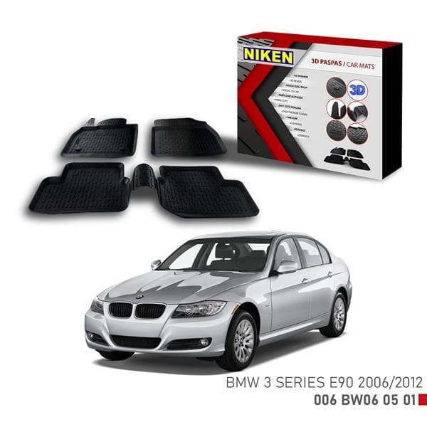 NIKEN 3D PASPAS BMW 3 SERIES E90 2006-2012-  - NIKEN 006BW060501 kodlu oto yedek parça