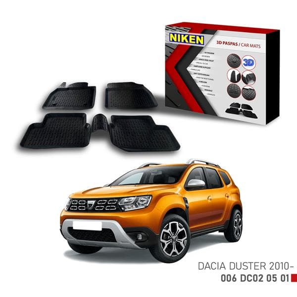 NIKEN 3D PASPAS DACIA DUSTER 2010-  - NIKEN 006DC020501 kodlu oto yedek parça