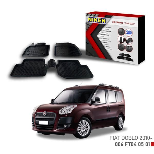 NIKEN 3D PASPAS FIAT DOBLO 2010-  - NIKEN 006FT040501 kodlu oto yedek parça