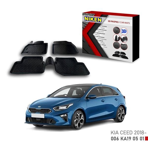 NIKEN 3D PASPAS KIA CEED 2018-  - NIKEN 006KA190501 kodlu oto yedek parça