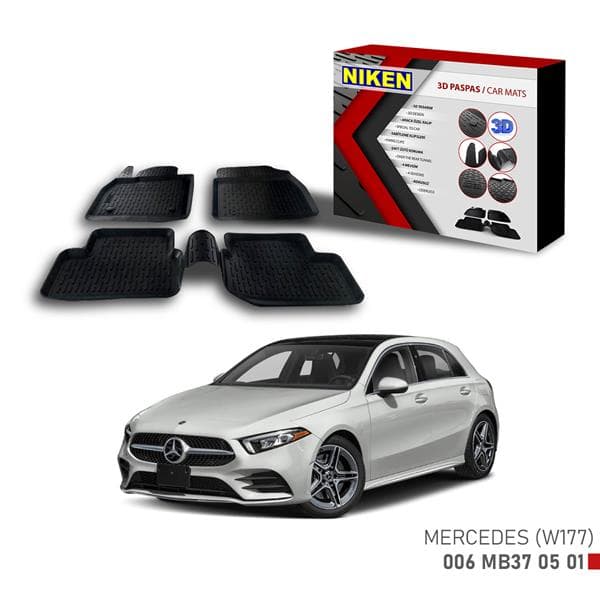 NIKEN 3D PASPAS MERCEDES W 177 A -Klasse 2019-  - NIKEN 006MB370501 kodlu oto yedek parça