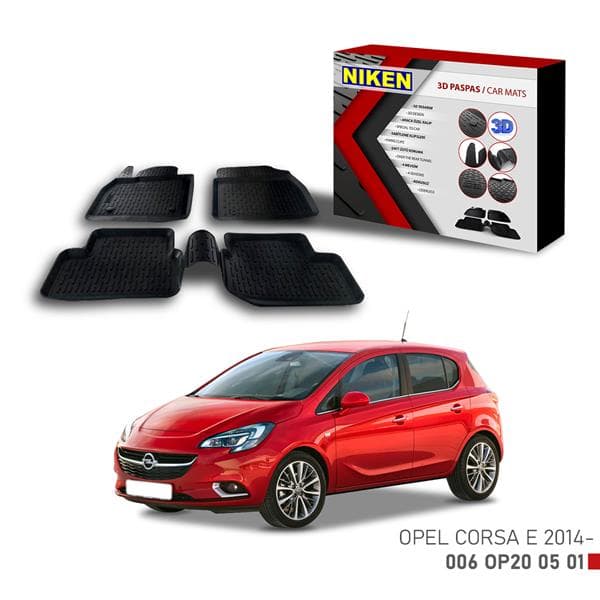 NIKEN 3D PASPAS OPEL CORSA E 2014-  - NIKEN 006OP200501 kodlu oto yedek parça