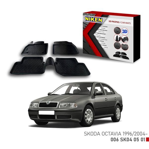 NIKEN 3D PASPAS SKODA OCTAVIA 1996-2004  - NIKEN 006SK040501 kodlu oto yedek parça