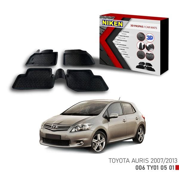 NIKEN 3D PASPAS TOYOTA AURIS 2007-2013  - NIKEN 006TY010501 kodlu oto yedek parça