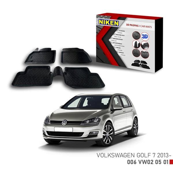 NIKEN 3D PASPAS VW GOLF 7 2013- - NIKEN 006VW020501 kodlu oto yedek parça