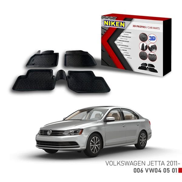 NIKEN 3D PASPAS VW JETTA 2011-  - NIKEN 006VW040501 kodlu oto yedek parça