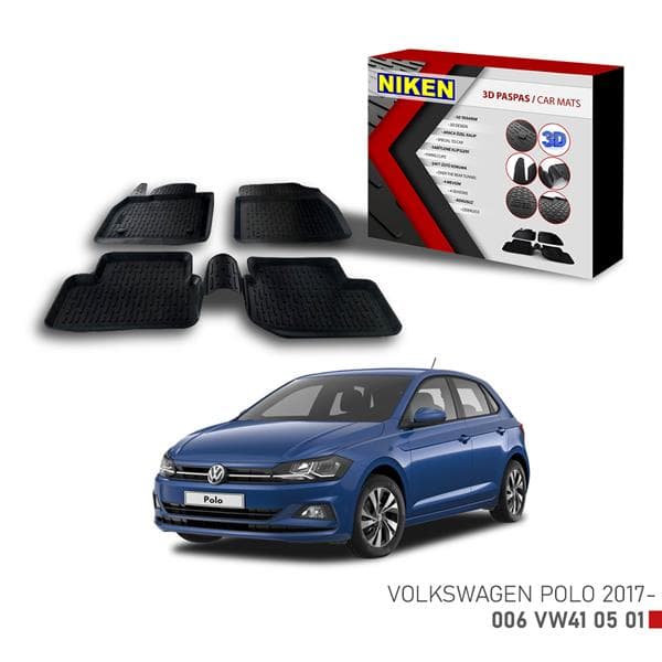 NIKEN 3D PASPAS VW POLO 2017-  - NIKEN 006VW410501 kodlu oto yedek parça