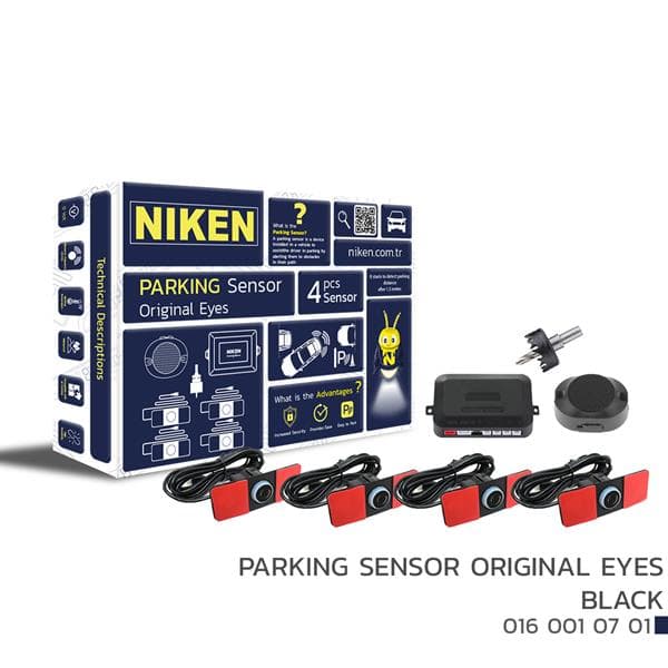NIKEN PARK SENSÖRÜ ORJİNAL SENSÖR VE SES IKAZLI SİYAH 22MM OEM: 0160010701 - NIKEN 0160010701 kodlu oto yedek parça