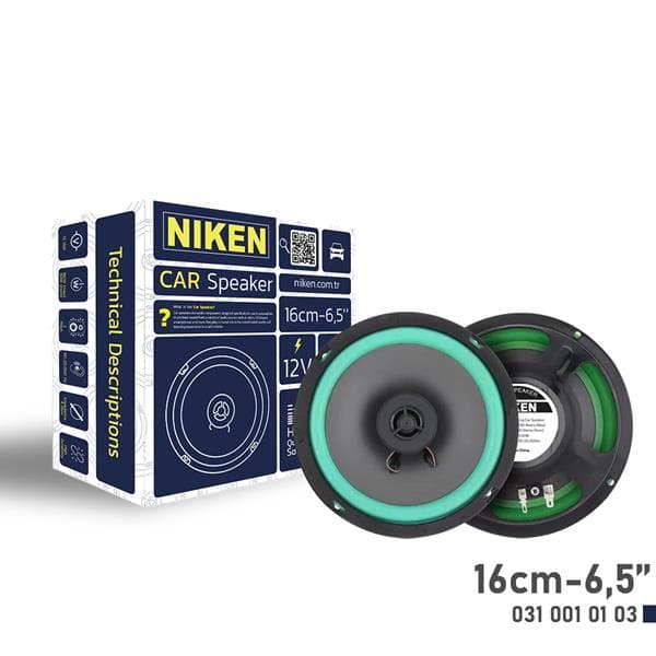 NIKEN ARAÇ HOPARLÖRÜ 16CM 6.5İNÇ /ADET  - NIKEN 0310010103 kodlu oto yedek parça