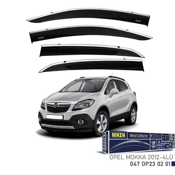 NIKEN KROMLU CAM RÜZGARLIĞI OPEL MOKKA 2012- 4LÜ  - NIKEN 047OP230201 kodlu oto yedek parça