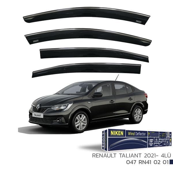 NIKEN KROMLU CAM RÜZGARLIĞI RENAULT TALIANT 2021- 4LÜ  - NIKEN 047RN410201 kodlu oto yedek parça