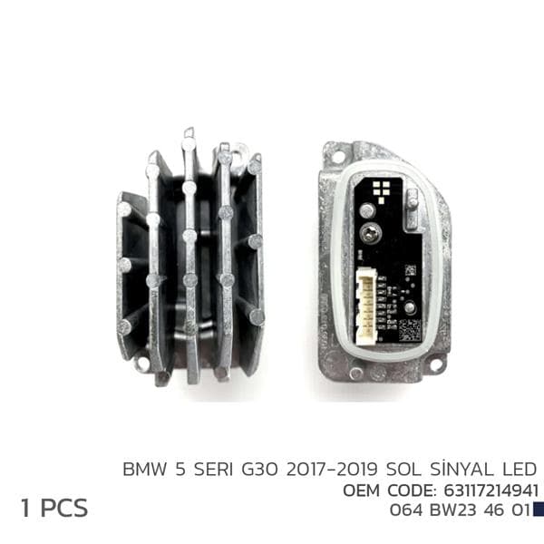 NIKEN BMW 5 G30 2017-2019 SOL SİNYL LED MODL 63117214941 OEM: 63117214941 - NIKEN 064BW234601 kodlu oto yedek parça