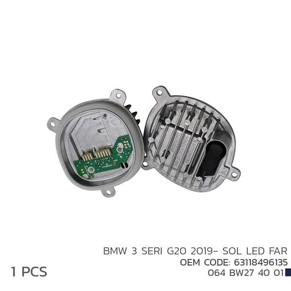 NIKEN BMW 3 SERI G20 2019- SOL LED FAR MODÜL 63118496135 OEM: 63118496135 - NIKEN 064BW274001 kodlu oto yedek parça
