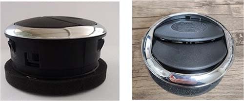 NUH KALORİFER HAVALANDIRMA DİFRİZÖRÜ ÖN GÖĞÜS SAĞ-SOL NİKELAJLI BIPPER-NEMO-FIORINO OEM: 735461076-8265.FA - NUH 200123 kodlu oto yedek parça