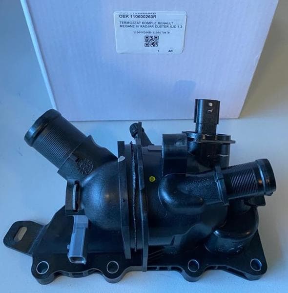 OEK TERMOSTAT 98 C KOMPLE RENAULT MEGANE IV 15 KADJAR 15 TALISMAN 15 SCENIC IV 15 DACIA DUSTER II 18 DOKKER 19 1.3 TCE H5H OEM: 110600260R-110607087R - OEK 110600260R kodlu oto yedek parça