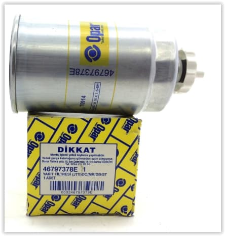 OPAR YAKIT FİLTRESİ BOXER 2.0HDI-2.8HDI 00- -DUCATO 2.0JTD-2.8JTD 00-02 -JUMPER 2.0HDI-2.2HDI DOBLO 1.9 46797378E OEM: 46797378E - OP 46797378E kodlu oto yedek parça