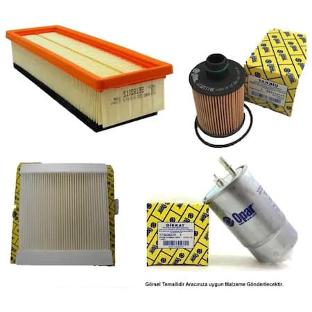 OPAR FILTRE SETI DOBLO-COMBO D 12 EGEA 1.3-1.6-2.0MJTD 16V 55245952E-77366607E-52069663E-77364561E OEM: 55179777 - OP 55179777 kodlu oto yedek parça