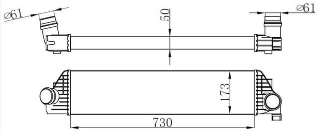 ORIS TURBO RADYATÖRÜ RENAULT MASTER III 10 OPEL MOVANO B 10 2.3dCi 144960015R-144969388R OEM: 144960015R-144969388R - ORIS IRN143050 kodlu oto yedek parça