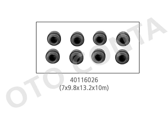 OTOCONTA SUBAP KEÇESİ TK R9-R12 1400- R19 1.2-1.4 8V-CLIO 1.4-1.6- MGN- LGN 1.4-1.6 8V- MASTER- KNG 8 AD V  - OTOCONTA 40116026 kodlu oto yedek parça
