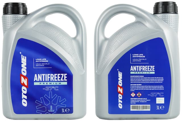 OTOZONE ANTİFRİZ 3 LT -37 C MAVİ Koli 6 Ad - OTOZONE CANT002 kodlu oto yedek parça