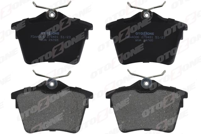 OTOZONE ARKA FREN BALATASI P307 00 09 P308 07 14 PARTNER 08 PARTNER TEPEE 08 BERLINGO 08 C4 04 16 XSARA PICASSO 99 11 DS4 15 18 OEM: 1623180680-4254.14-4254.15-4254.29 - OTOZONE FDA4006 kodlu oto yedek parça