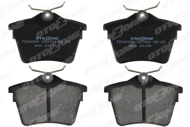 OTOZONE ARKA FREN BALATASI PEUGEOT P407 1.6 HDI 1.8-2.0 04 607 00 CITROEN C5 08 OEM: 4254.91-4252.79-4253.26-4254.04 - OTOZONE FDA4008 kodlu oto yedek parça