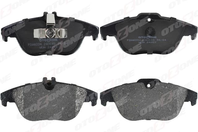 OTOZONE FREN BALATASI ARKA MERCEDES W204 S204 X204 C207 A207 OEM: A0004200205 - OTOZONE FDA6034 kodlu oto yedek parça