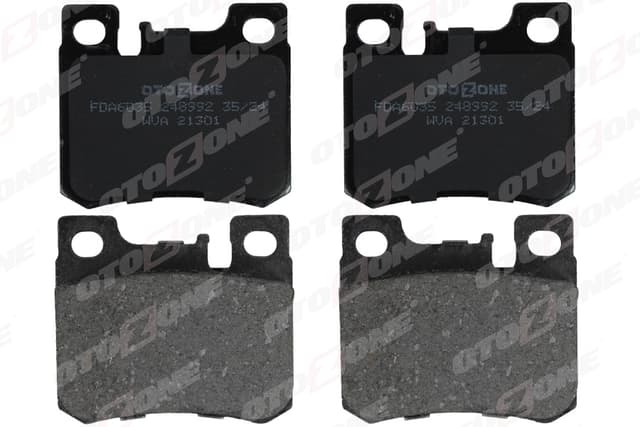 OTOZONE FREN BALATASI ARKA MERCEDES W202 W124 A0024200120 OEM: A0024200120 - OTOZONE FDA6035 kodlu oto yedek parça