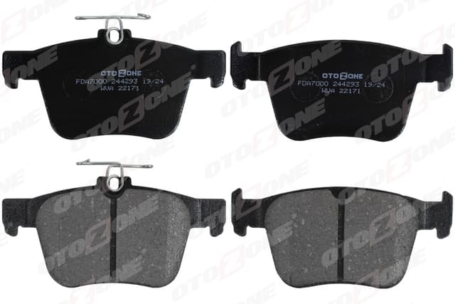 OTOZONE ARKA BALATA VW GOLF VII 2014 TOURAN T-ROC 2018 AUDI A3 2014 2020 Q2 2016 TT 2018 SEAT ATECA 2016 LEON 2014-2020 SKODA SUPER B 2015 KAROQ 2016 OEM: 8V0698451-5Q0698451C-3Q0698451F - OTOZONE FDA7000 kodlu oto yedek parça