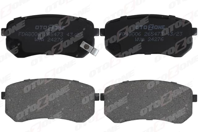 OTOZONE ARKA BALATA HYUNDAI İ10-1.1-1.2-KIA PICANTO 1.0-1-1 08 GDB3370 OEM: 583020XA00-583022ZA00-WVA24276 - OTOZONE FDA8006 kodlu oto yedek parça