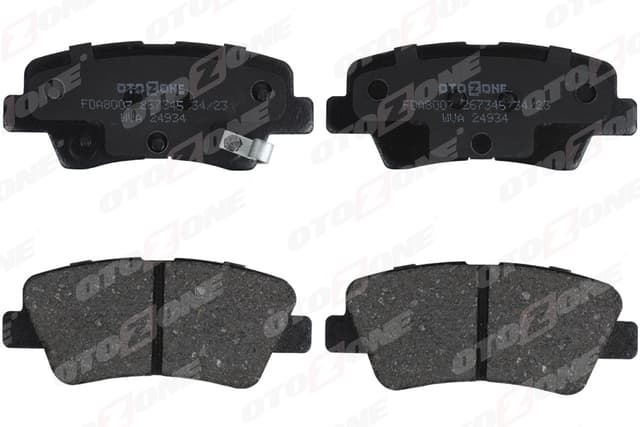 OTOZONE ARKA FREN BALATA HYUNDAI i20 1.2L G4LA 15-20 1.4L G4LC 15-18 1.4L D4FC CRDi 15-18 / ELANTRA 1.6L D4FB G4FG 16- / KIA SOUL 1.6L D4FB 14- / SPORTAGE 1.6L G4FD G4FJ T-GDI 15- 1.6L D4FE 18- delikli 58302C8A30-58302F2A30-58302D7A70 OEM: 58302C8A30-58302F2A30-58302D7A70 - OTOZONE FDA8007 kodlu oto yedek parça