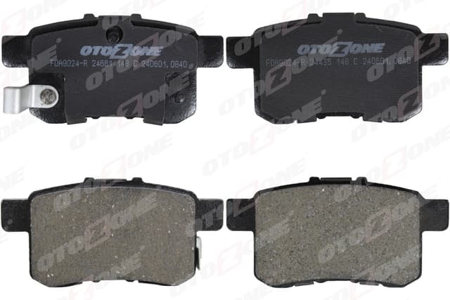 OTOZONE ARKA FREN BALATA HONDA ACCORD 2.0L R20A3 CU1 08- OEM: 43022TL1G00-43022TL1G01-43022TA0A00 - OTOZONE FDA9024-R kodlu oto yedek parça