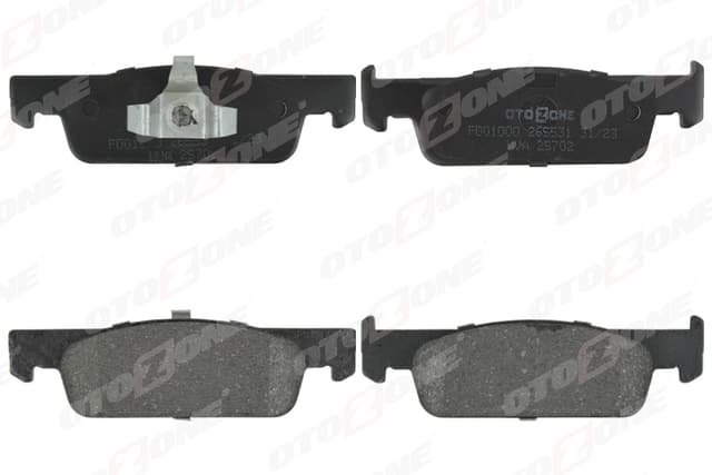 OTOZONE ÖN FREN BALATA RENAULT CLIO IV 12 DACIA LOGAN II 12 SANDERO II 12 410602581R-410605612R-410605951R OEM: 410602581R-410605612R-410605951R - OTOZONE FDO1000 kodlu oto yedek parça