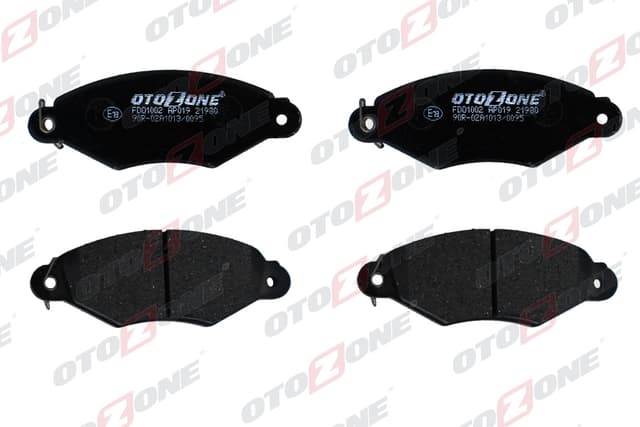 OTOZONE ÖN FREN BALATASI RENAULT KANGOO 97 CLIO SYMBOL I 98 CITRO N XSARA 97 02 PEUGEOT 306 96 01 7701208142-7701205513-4252.05 OEM: 7701208142-7701205513-4252.05 - OTOZONE FDO1002 kodlu oto yedek parça