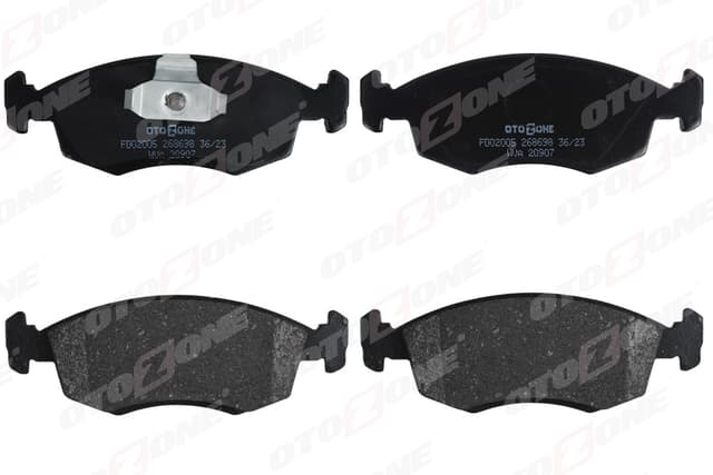 OTOZONE ÖN BALATA PALIO WEEKEND 96 ALBEA 01 DOBLO 00 GDB1443 9949125-77362180-WVA20907 OEM: 9949125-77362180-WVA20907 - OTOZONE FDO2005 kodlu oto yedek parça