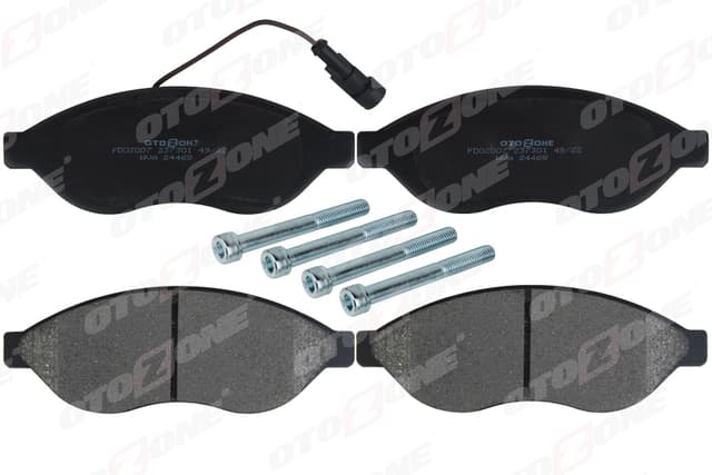 OTOZONE ÖN BALATA DUCATO 3-4-BOXER 3-4-JUMPER 3-4 06 11 16Q-20Q- KARSAN JEST TEK FİŞLİ 1612433980-4253.55-77364014-4253.58 OEM: 1612433980-4253.55-77364014-4253.58 - OTOZONE FDO2007 kodlu oto yedek parça