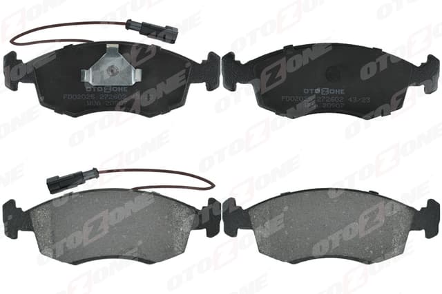 OTOZONE ÖN BALATA PALIO WEEKEND 96 ALBEA 01 DOBLO 00 FİŞLİ GDB1341 9949125-77362180-WVA20907 OEM: 9949125-77362180-WVA20907 - OTOZONE FDO2025 kodlu oto yedek parça