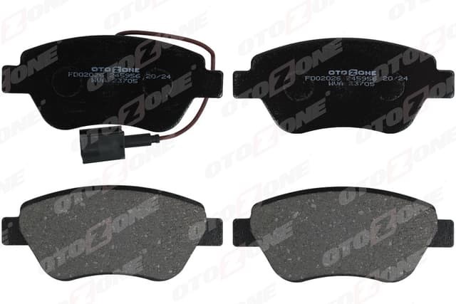 OTOZONE ÖN BALATA DOBLO-ALBEA-LINEA-STILO-FIORINO 1.3MJTD-BIPPER-NEMO 1.4 HDI GDB1482 4254.06-55175317-55174420-WVA23705 OEM: 4254.06-55175317-55174420-WVA23705 - OTOZONE FDO2026 kodlu oto yedek parça