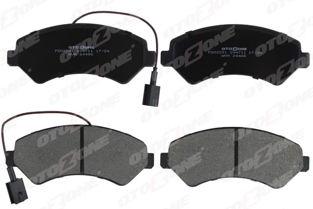 OTOZONE ÖN BALATA BOXER 06 JUMPER 06 DUCATO 06 169.1x69.1x19 1673603580-1607878980-77366022 OEM: 1673603580-1607878980-77366022 - OTOZONE FDO2031 kodlu oto yedek parça