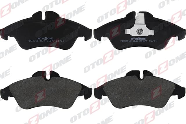 OTOZONE FREN BALATASI ON MERCEDES W638 B901 B904 . VW LT 28-35-46 OEM: A0024203920-2D0698151 - OTOZONE FDO3016 kodlu oto yedek parça