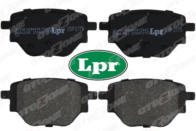 OTOZONE ARKA FREN BALATASI CORSA F 19 C4 20 2008 19 208 19 249 mm OEM: 1681449980-1664737180 - OTOZONE FDO4027 kodlu oto yedek parça