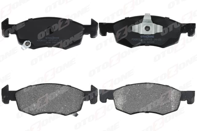 OTOZONE ÖN FREN BALATASI CORSA E 2014 14 JANT ARKA KAMPANALI FRENLER İÇİN OEM: 95517028-1605280-95524972 - OTOZONE FDO5021 kodlu oto yedek parça