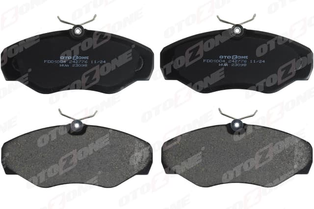 OTOZONE ÖN BALATA RENAULT TRAFIC II 01 OPEL VİVARO 01 7701054771-4106000QAE-4414519 OEM: 7701054771-4106000QAE-4414519 - OTOZONE FDO6004 kodlu oto yedek parça